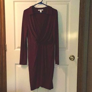 Women’s Sexy Long sleeved midi dress Lg